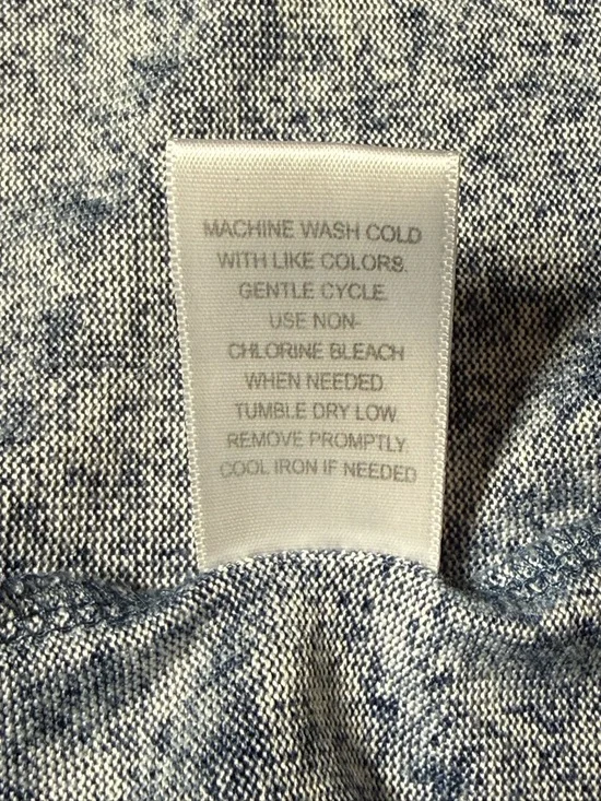 Women’s Peace Love Joy Pajama Set With Wide Leg Pants Blue & Stripes XL - Picture 10 of 10